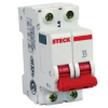 Disjuntor Bipolar C 63a Sdd62c63 Steck