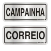 Placa 120bg Campainha/correio Sinalize
