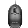 Mouse óptico Usb Classic Box Full Black Mo300 Multilaser Cx 1 Un