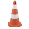 Cone 50cm Polietileno Branco/laranja Vonder