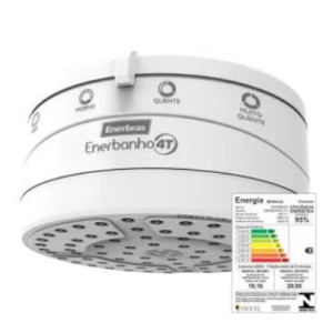 Ducha Enerbanho 4t 6800w Enerbras Branco 220v