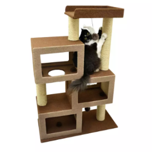 Brinquedo Arranhador São Pet Big Ben Para Gatos Marrom
