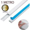 1m Canaleta Com Fita Adesiva Cola Marca Boa 20x10, Sem Divisória 361/2-ef/sd Enerbras Para Esconder Fios
