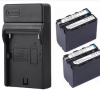 Kit 2x Baterias E Carregador Np-f960 / F970 Para Sony, Monitores E Iluminadores De Led