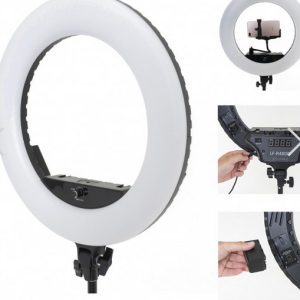 Kit Led Ring Light De 18 Polegadas A Bateria
