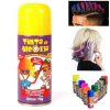 Spray Amarelo Cabelo Lavável 120ml 70gr Festa Aniversário