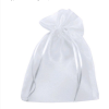 Saquinho Em Organza 20 X 35 Cm - 10 Unidades - Branco