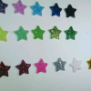 Apliques Em Eva - Estrelas Vermelha G - 8 Unid.