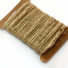 Fio De Juta Natural Com Fio Prata C101-2005 - 10 Metros
