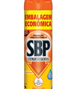 Sbp Multi Inseticida Aerossol óleo De Citronela Embalagem Econômica, Laranja, Sbp, 450ml