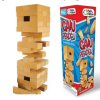 Jogo Caiu Perdeu Torre 54 Pç Jenga Madeira Mdf Pais & Filhos