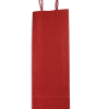 Sacola De Papel Para Vinho - Vermelho