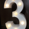 Números Led 22 Cm - Modelos Diversos
