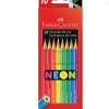 Lápis De Cor Ecolápis Neon 10 Cores Faber-castell Pt 1 Un