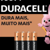 Pilha Alcalina Duracell Palito Aaa - Bt 4 Un