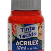 Tinta P/tecido Fosca 37ml Vermelho Tomate 04140 Acrilex Pt 1 Un