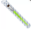 Pincel Chato Reto N.20 Verde 095-20 Bt 1 Un