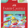 Lápis De Cor Ecolápis Aquarelável 48 Cores Com Pincel Faber-castell Pt 1 Un