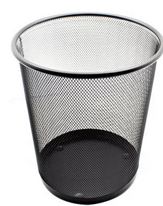 Cesto P/lixo 13l Redondo Aramado Preto B83515 Pt 1 Un