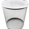 Cesto P/lixo 13l Redondo Aramado Prata B83515 Spiral Office Pt 1 Un