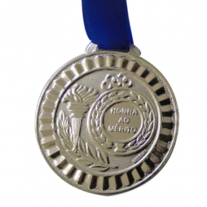 Medalha Gedeval Média Prata 44mm