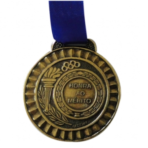 Medalha Gedeval Pequena Bronze 34mm