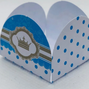 Forminha De Papel Para Doces 4 Pétalas Príncipe - 50un