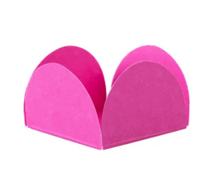 Forminha De Papel Para Doces 4 Pétalas Pink - 50un
