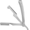 Navalhete Inox Para Barbear 1/2 Lâmina