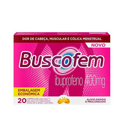 Buscofem 400mg Hypermarcas 20 Comprimidos