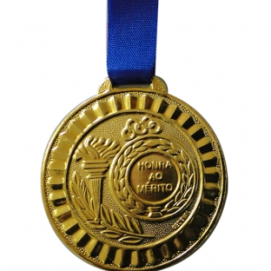 Medalha Gedeval Mini Ouro 29mm