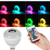 Lampada Bluetooth De Led Caixa De Som C Controle 12w Rgb