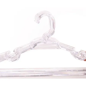 Cabide Infantil Acrílico Cristal Transparente 50 Unidades