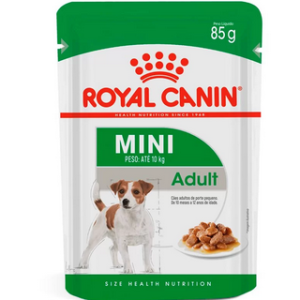 Ração úmida Royal Canin Mini Adult Para Cães Adultos De Porte Pequeno 85g
