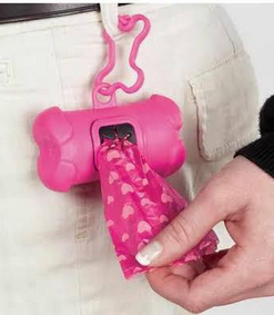 Porta Saquinho Cata Coco Cachorro C/ Refil Para Caes Gatos