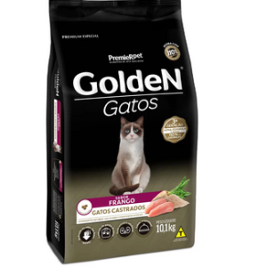 Ração Golden Para Gatos Adultos Castrados Sabor Frango