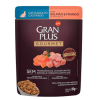 Ração úmida Granplus Gourmet Sachê Para Gatos Castrados Sabor Salmão E Frango - 85g