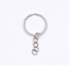Argola Para Chaveiro Italiano 10 Unid. - Prata