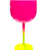 Taça Gin Fluor Amarelo E Pink