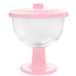 Baleiro Bomboniere 1,6l - Rosa Bebê