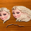 Máscara De Papel Festa Infantil Algodão Doce, Aniversario, Super Heróis, 1 Pacote Com 8 Unidades Frozen