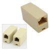 Conector Emenda Rj11 Para Rj11 Femea 6 Vias Linha Telefônica Internet Telefone Modem