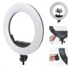 Ring Light Led Bicolor Grande A Bateria Luz Quente E Fria 3200-5500k 18 Polegadas Iluminador Circular Selfie Anel Luz
