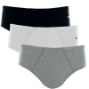 Kit 3 Cuecas Slip Alg Cores Sortidas