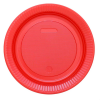 Prato 15cm Vermelho - 10 Unidades