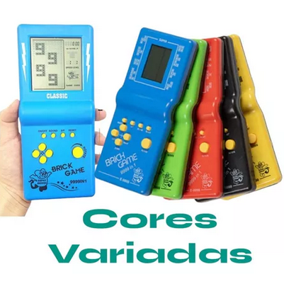 Super Mini Game Retro Jogo Tetris 9999 Jogos Brick Game Portatil