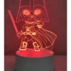 Luminária De Mesa Led 3d Mini Darth Vader  Abajur