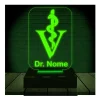 Luminária Led Abajur 3d | Veterinario Personalizado