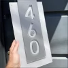 Placa De Casa Em Acrílicos Personalizado Placa 3d