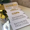 Placa Sinalização Identificação 3d Porta Personalizada